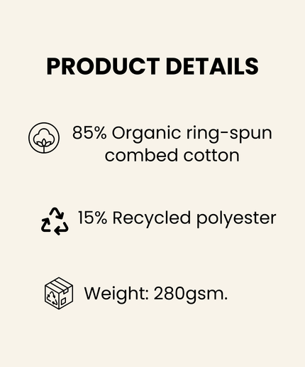 Organic Cotton crewneck sweatshirt | Burgundy |  Medium Fit.