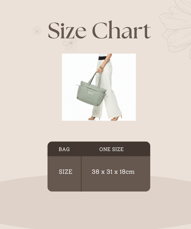 Oversized tote Bag  | Fresh Green |  Made from  100% Recycled polyester | Lightweight fabric