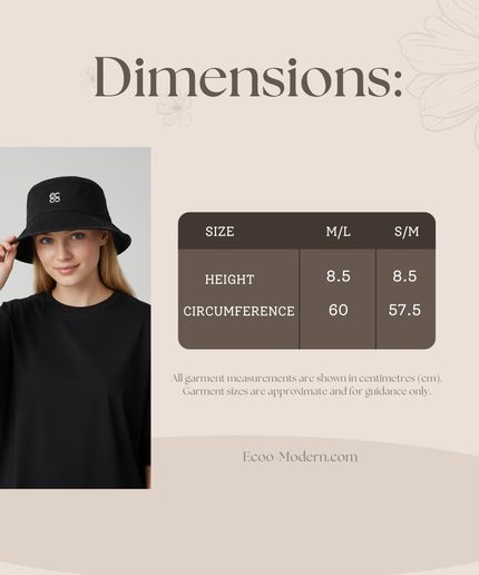 Bucket Hat  l  Organic Cotton.