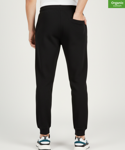 The iconic  jogger pants | Organic cotton |  Black  l  350gsm