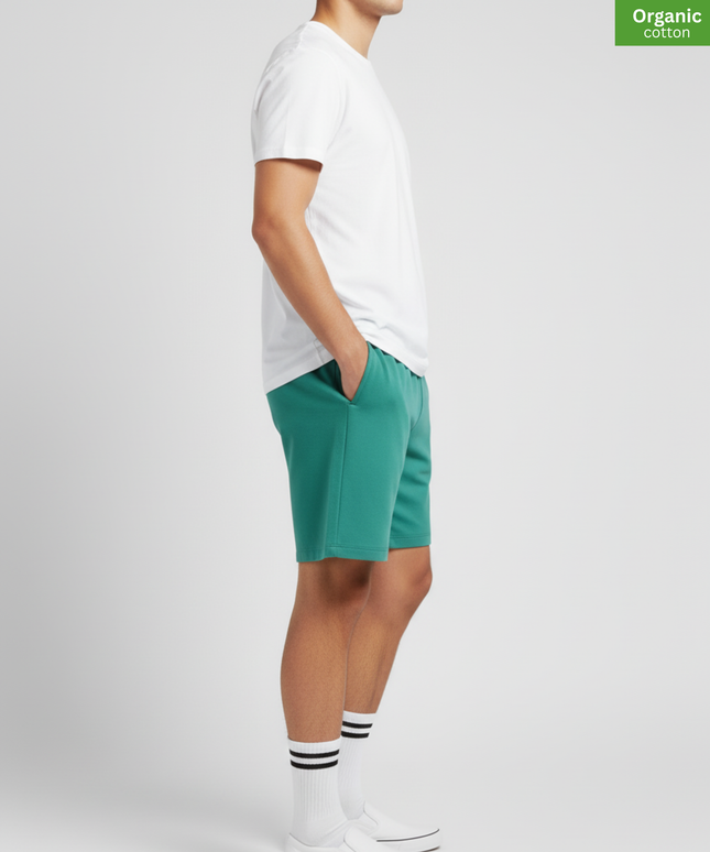 The  single jersey short | Organic cotton |  Go Green  | 240gsm