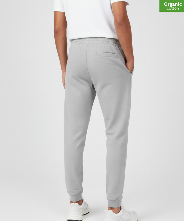 The iconic  jogger pants | Organic cotton |  Heather Grey  l  350gsm
