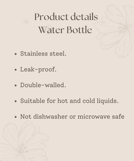 500ml Water Bottle ecoo modern