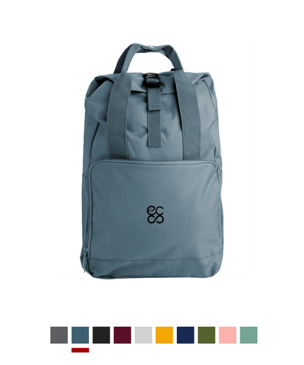 Twin Handle Roll-Top Backpack  |   Roll-top closure