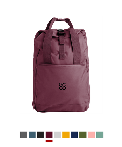 Twin Handle Roll-Top Backpack  |   Roll-top closure