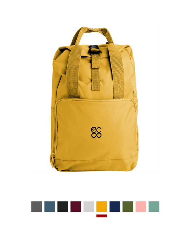 Twin Handle Roll-Top Backpack  |   Roll-top closure