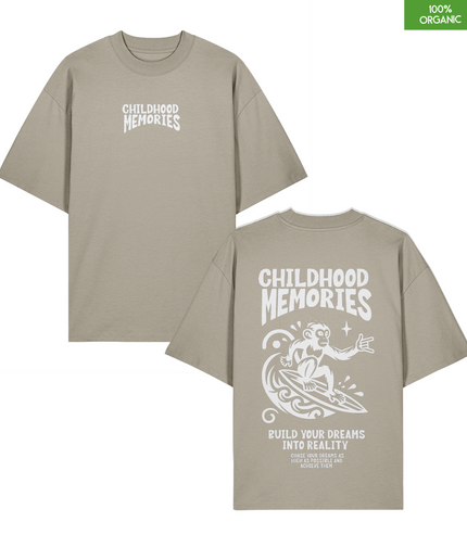 “Childhood Memories” Surf Monkey Oversized T-Shirt