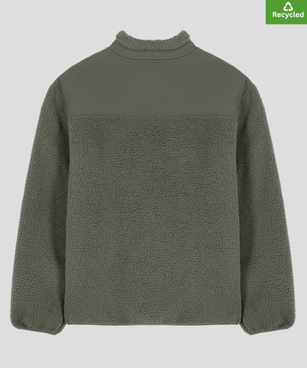 The sherpa jacket, Medium fit, Khaki colour, 450gsm.