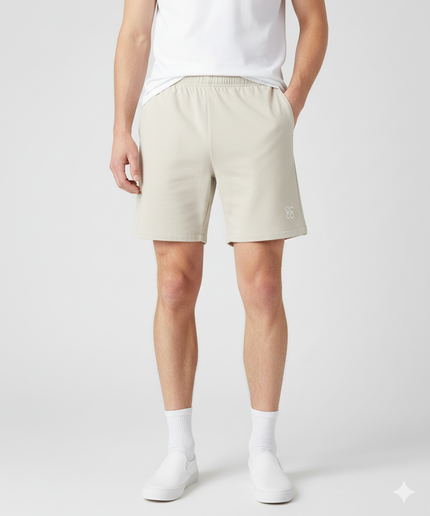 The  single jersey short | Organic cotton |  Natural Raw  | 240gsm