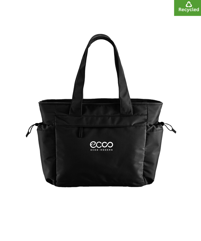 Oversized tote  | Black|  Made from  100% Recycled polyester | Lightweight fabric