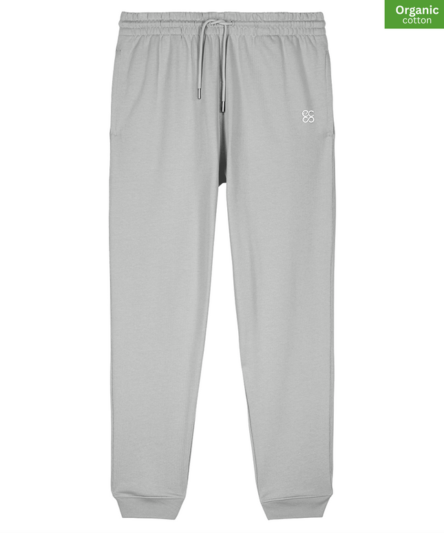 The iconic  jogger pants | Organic cotton |  Heather Grey  l  350gsm
