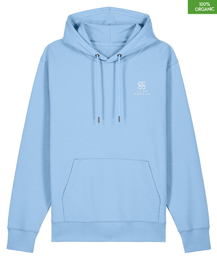 Organic Cotton Hoodie | Blue Soul | Relaxed Medium Fit.