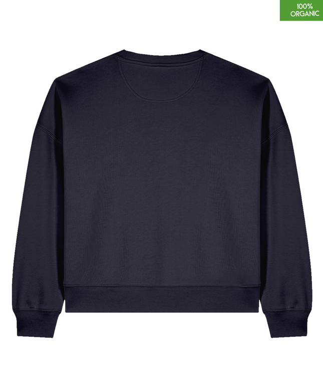 The women's crew neck sweatshirt | French Navy | Medium fit | 300gsm