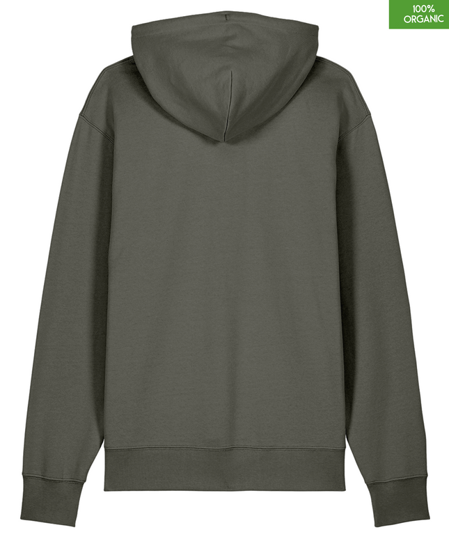 Organic Cotton Hoodie | Khaki | Relaxed Medium Fit.