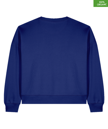 Sweatshirt with 'Tennis Club, The women's crew neck sweatshirt | Worker Blue | Medium fit | 300gsm