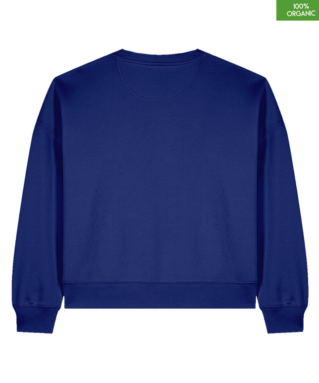 Sweatshirt with 'Tennis Club, The women's crew neck sweatshirt | Worker Blue | Medium fit | 300gsm