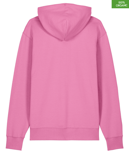 Organic Cotton Hoodie | Bubble Pink | Relaxed Medium Fit.