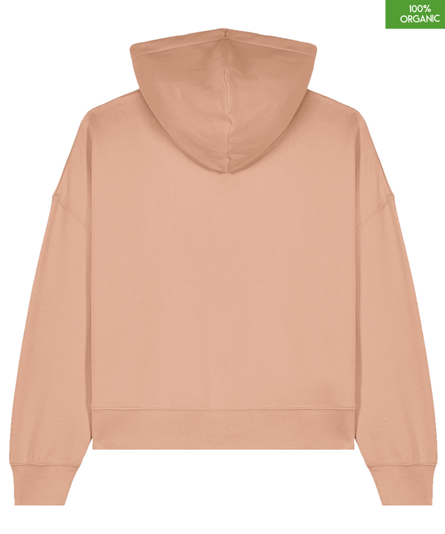 Organic cotton Hoodie sweatshirt | Fraiche Peche | Medium fit