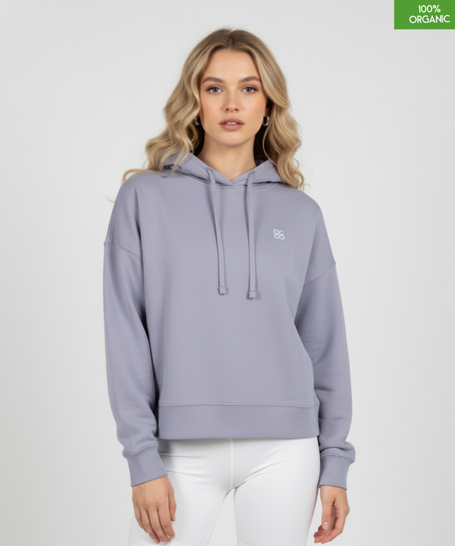 Organic cotton Hoodie  | Lavender | Medium fit
