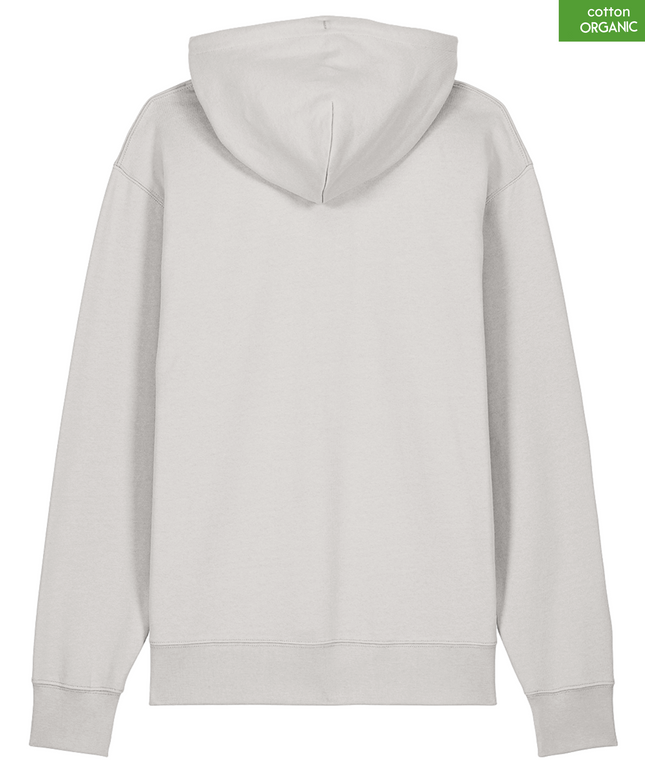 Organic Cotton Hoodie | Off White | Relaxed Medium Fit.