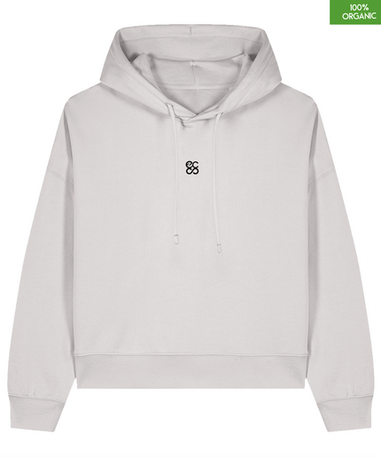 Organic cotton Hoodie sweatshirt | Colour: Heather Grey | Medium fit
