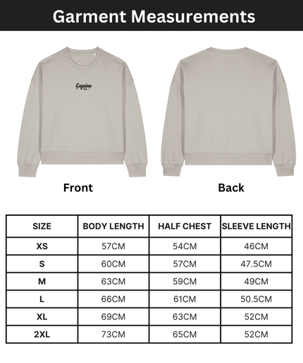 "Cafeine Club" The women's crew neck sweatshirt | Heather Haze | Medium fit | 300gsm