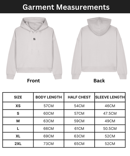 Organic cotton Hoodie sweatshirt | Colour: Heather Grey | Medium fit