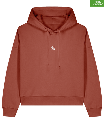 Organic cotton Hoodie  | Heritage Brown | Medium fit