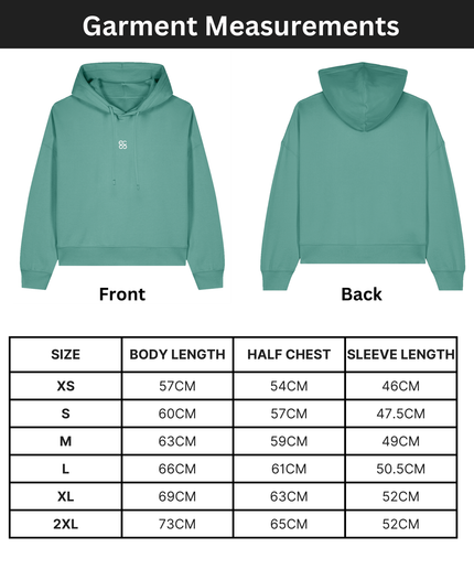 Organic cotton Hoodie  | Green Bay | Medium fit
