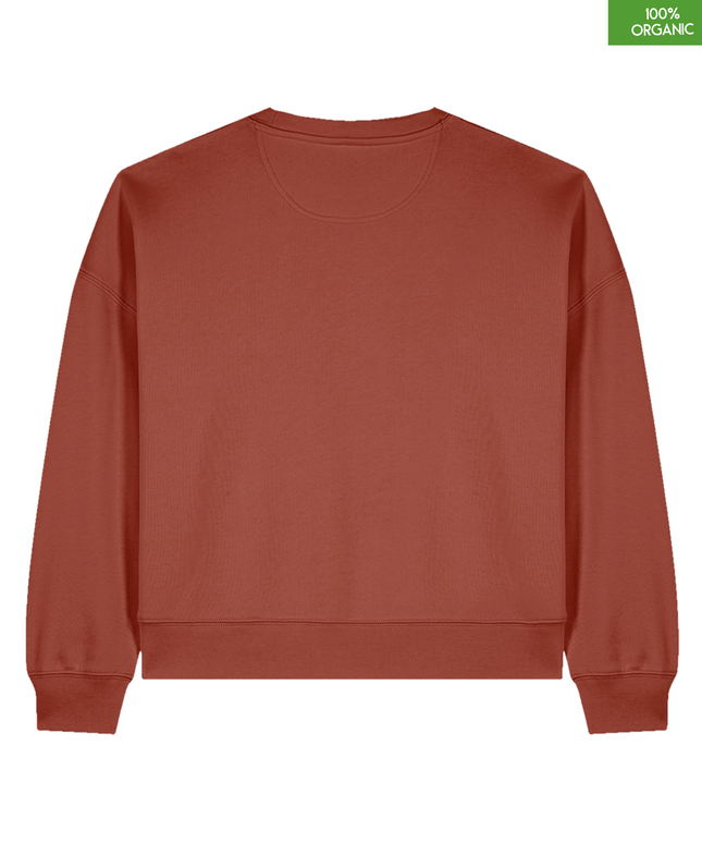 The women's crew neck sweatshirt | Heritage Brown | Medium fit | 300gsm