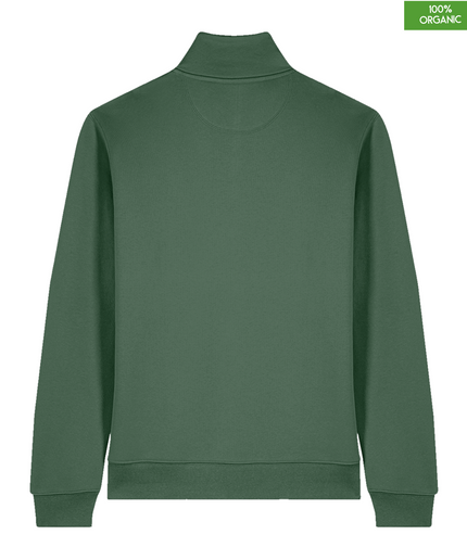 The quarter zip sweatshirt | Bottle Green | Medium Fit | 280gsm