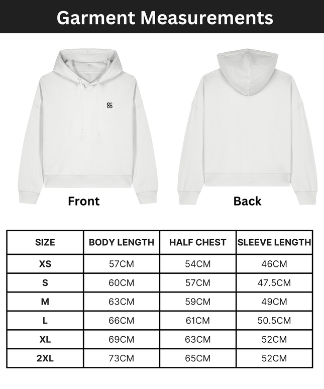 Organic cotton Hoodie  | White | Medium fit