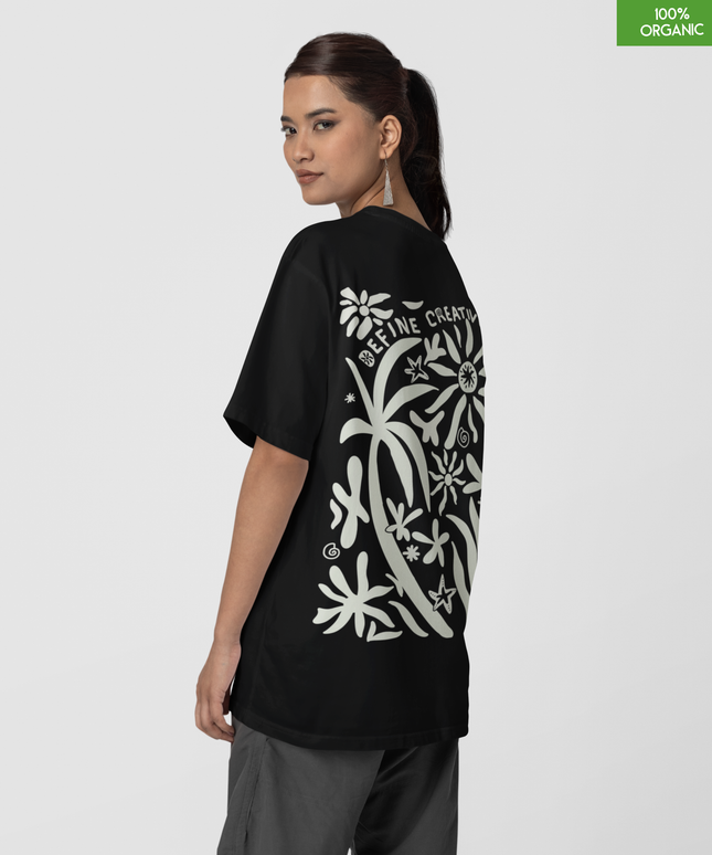 Oversized “Define Creativity” Organic Cotton T-Shirt
