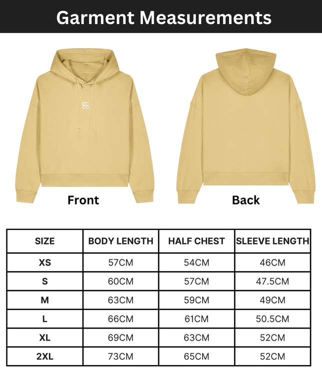 Organic cotton Hoodie  | Viva Yellow | Medium fit