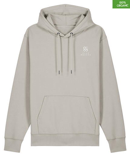 Organic Cotton Hoodie | Heather Haze | Relaxed Medium Fit.
