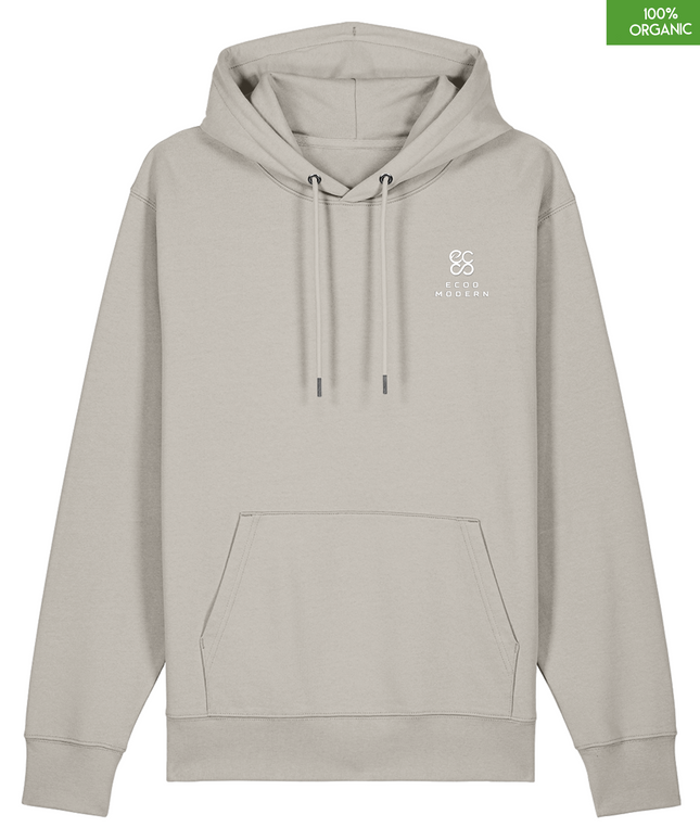 Organic Cotton Hoodie | Heather Haze | Relaxed Medium Fit.