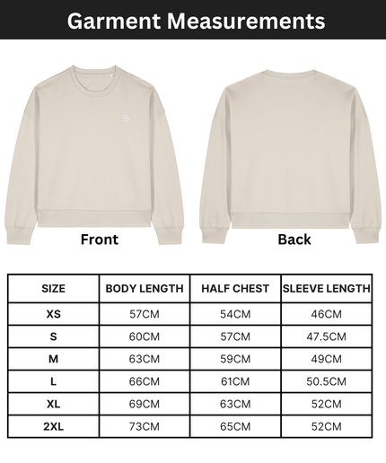 The women's crew neck sweatshirt | Natural Raw | Medium fit | 300gsm
