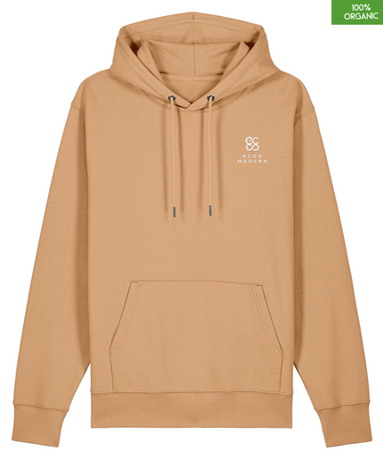 Organic Cotton Hoodie | Latte | Relaxed Medium Fit.