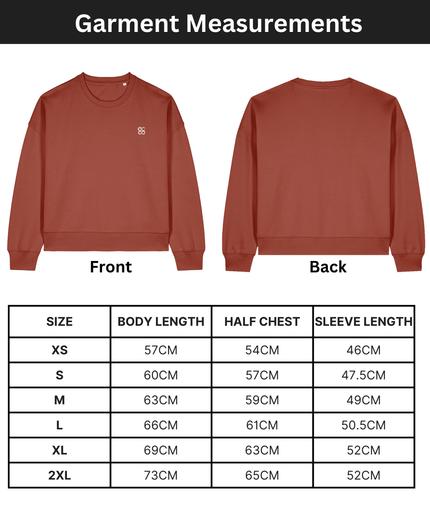 The women's crew neck sweatshirt | Heritage Brown | Medium fit | 300gsm