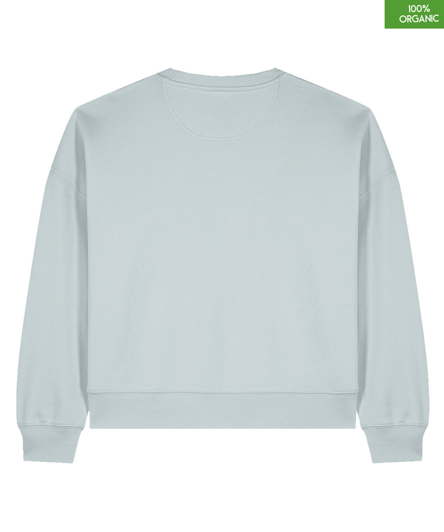 The women's crew neck sweatshirt | Blue Ice | Medium fit | 300gsm
