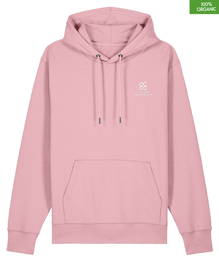 Organic Cotton Hoodie | Cotton Pink | Relaxed Medium Fit.