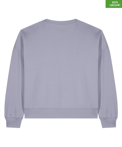 The women's crew neck sweatshirt | Lavender | Medium fit | 300gsm