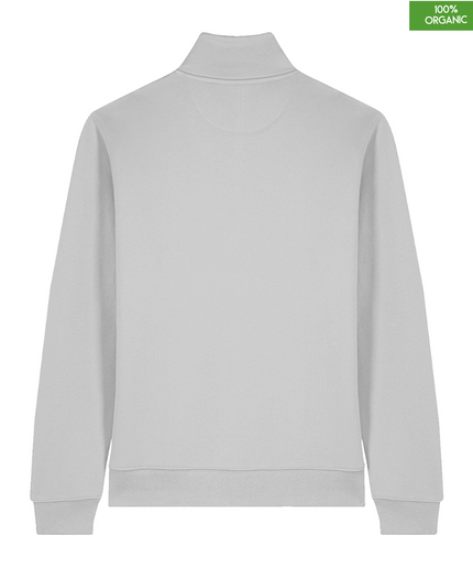 The quarter zip sweatshirt | Heather Grey | Medium Fit | 280gsm