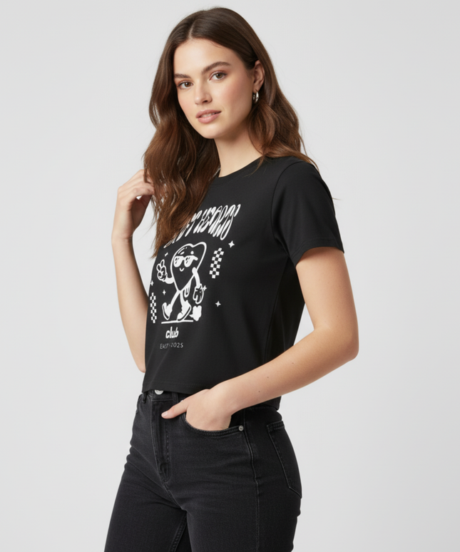 "Soft Hearts Club"   Boxy Oversized Fit, Heavy Weight, 240 GSM