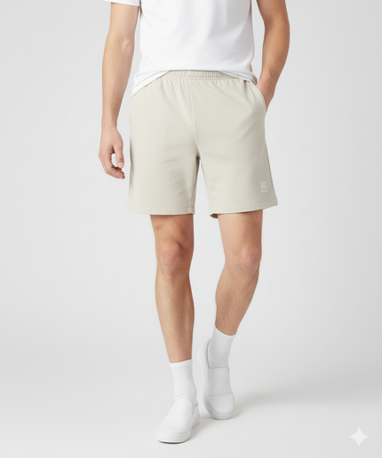 The  single jersey short | Organic cotton |  Natural Raw  | 240gsm
