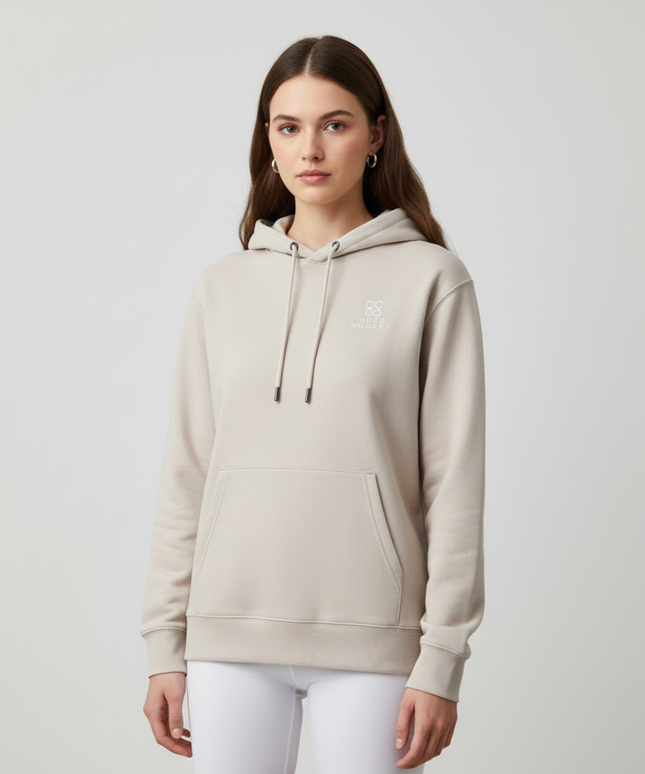 Organic Cotton Hoodie | Eco-Heather | Relaxed Medium Fit.