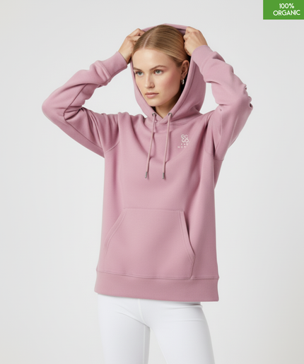 Organic Cotton Hoodie | Lilac Dream | Relaxed Medium Fit.